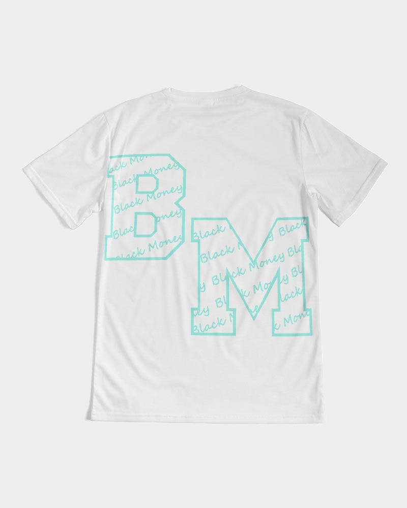 White and Tiff Blu Men's All-Over Print Tee