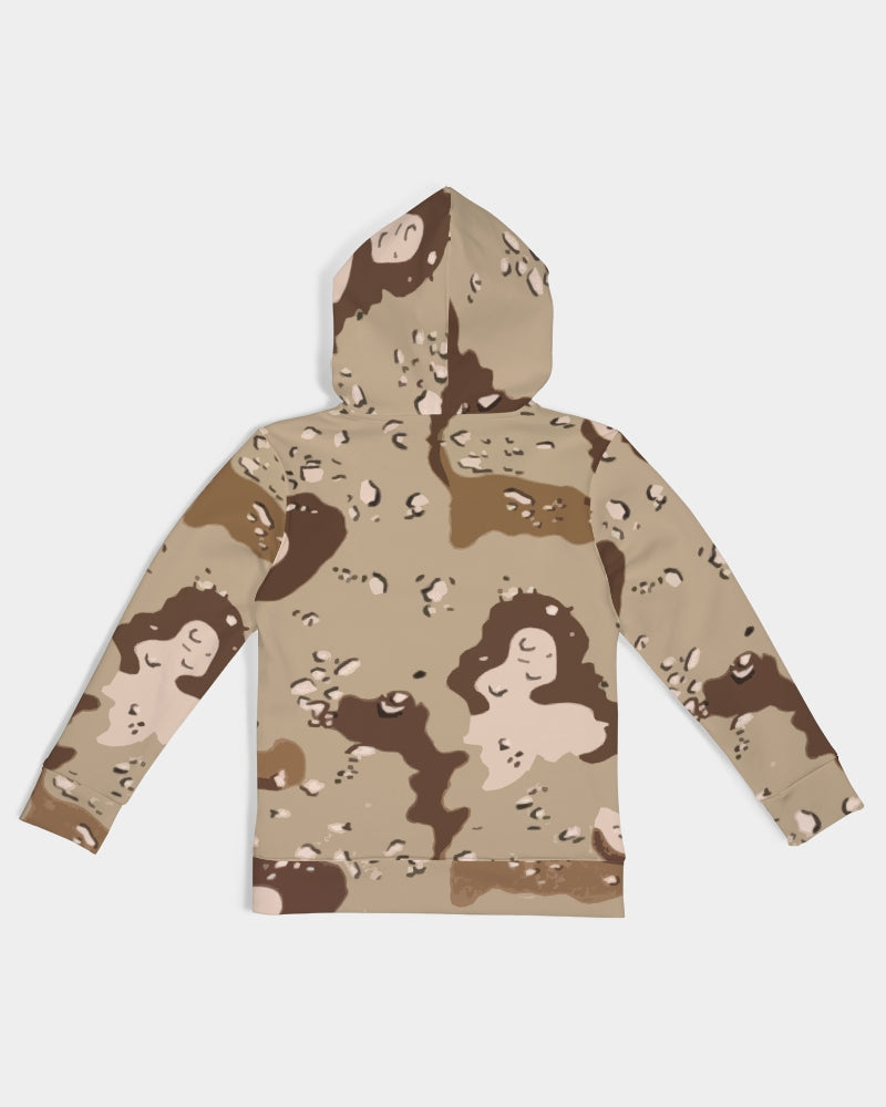 Sand Camo Red Rally Kids Hoodie