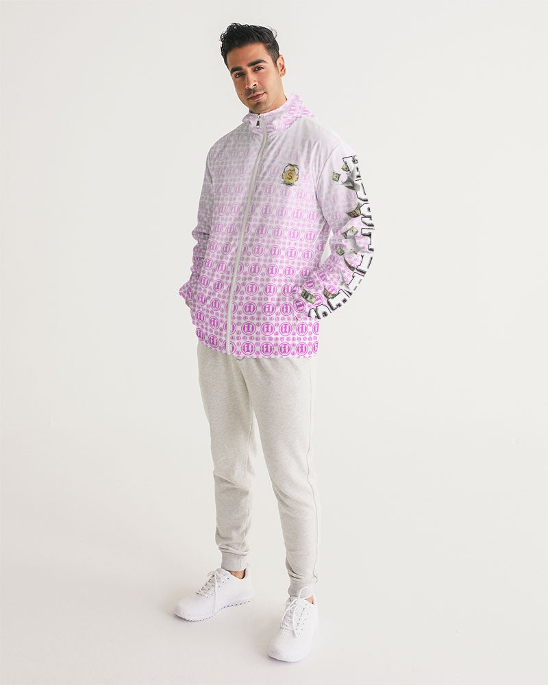 PINKWHT ONEUNIT SALMON Men's Windbreaker