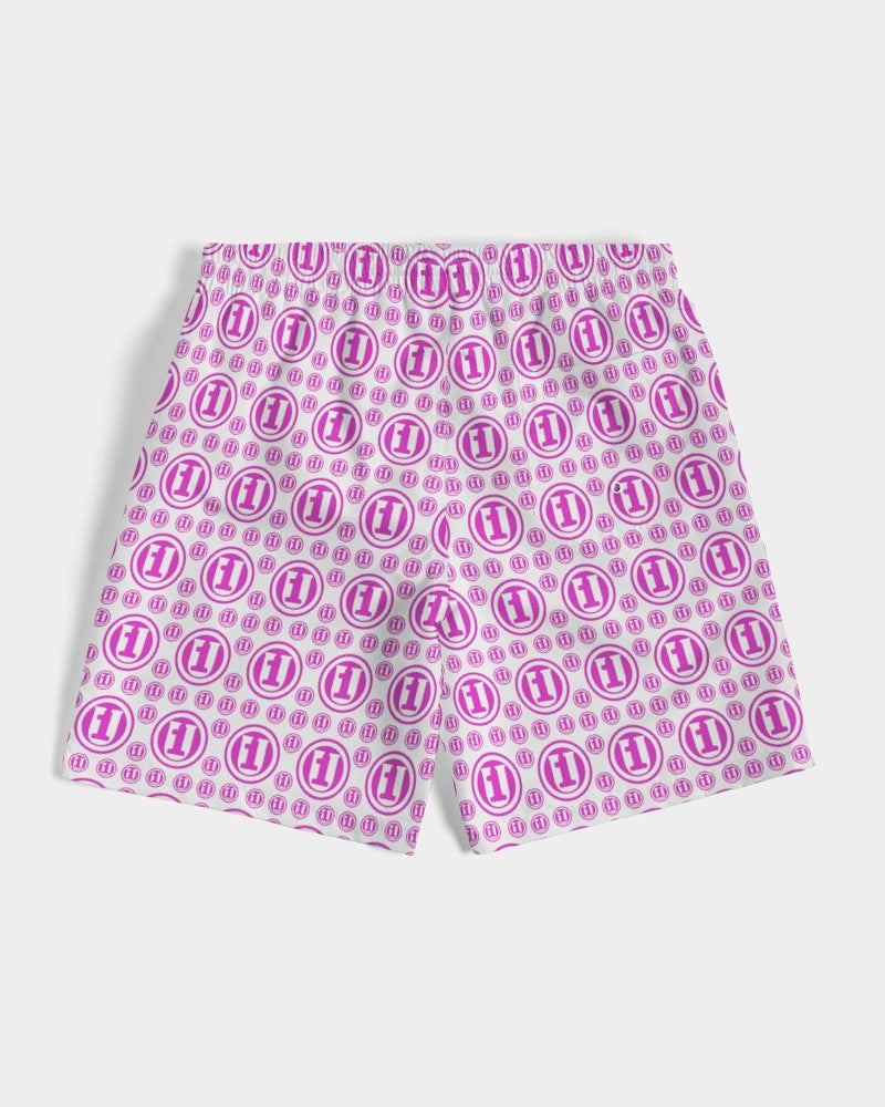 PINKWHT ONEUNIT SALMON Men's Swim Trunk