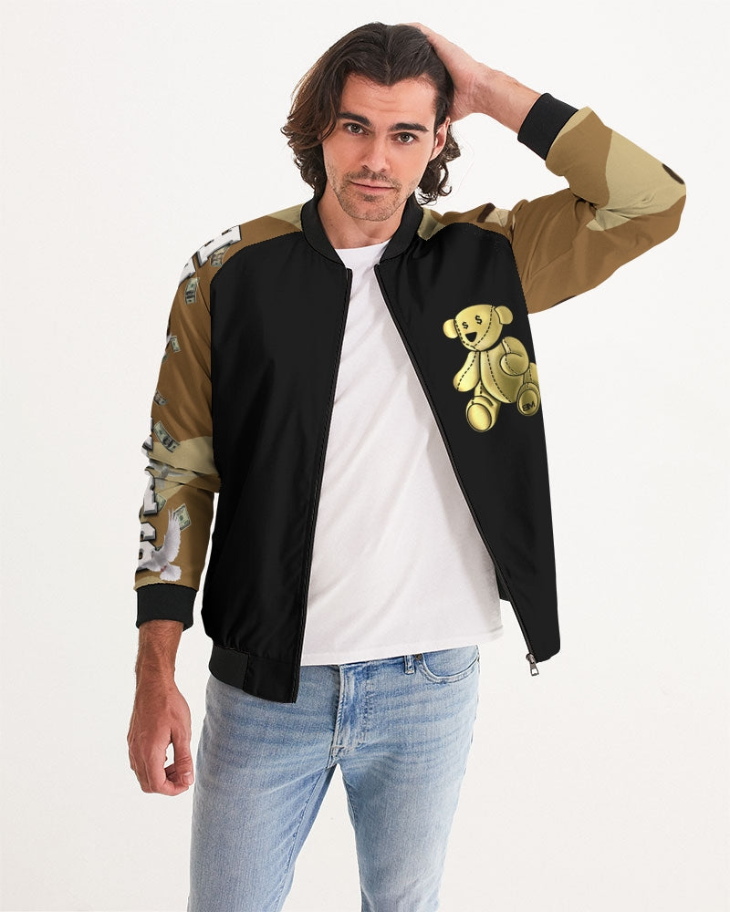BIG BM BEAR gold Men's Bomber Jacket