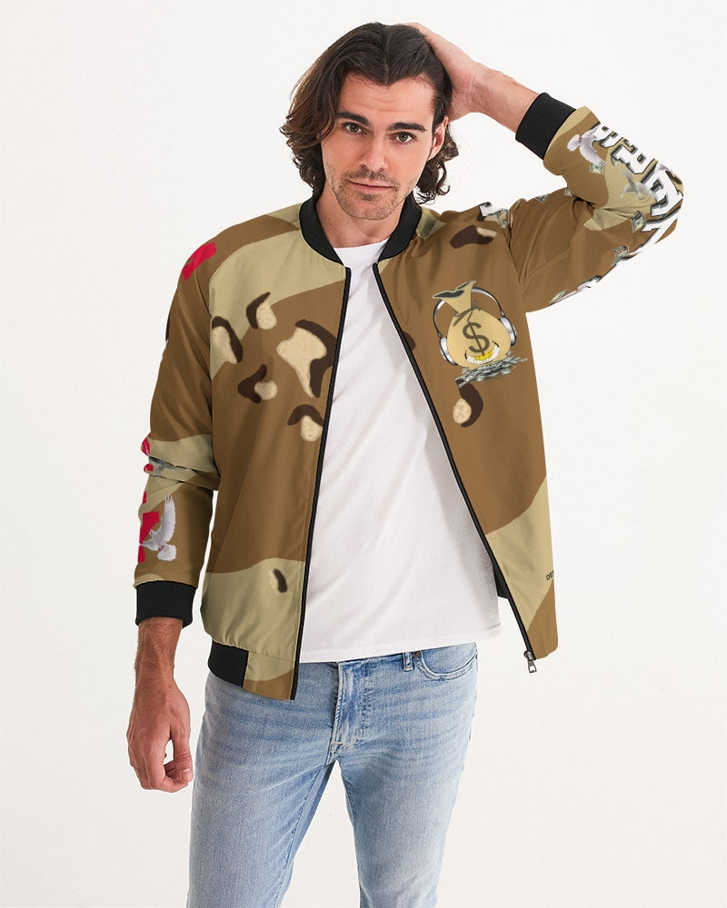 sand camo Men's Bomber Jacket