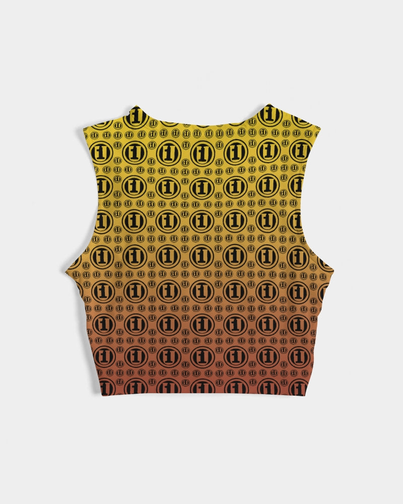GOLD BURG patterns ONEUNIT Women's Twist-Front Tank