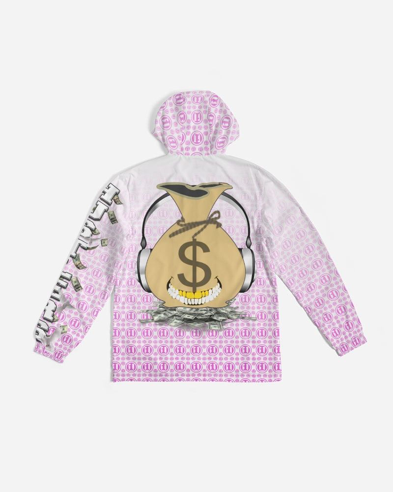 PINKWHT ONEUNIT SALMON Men's Windbreaker