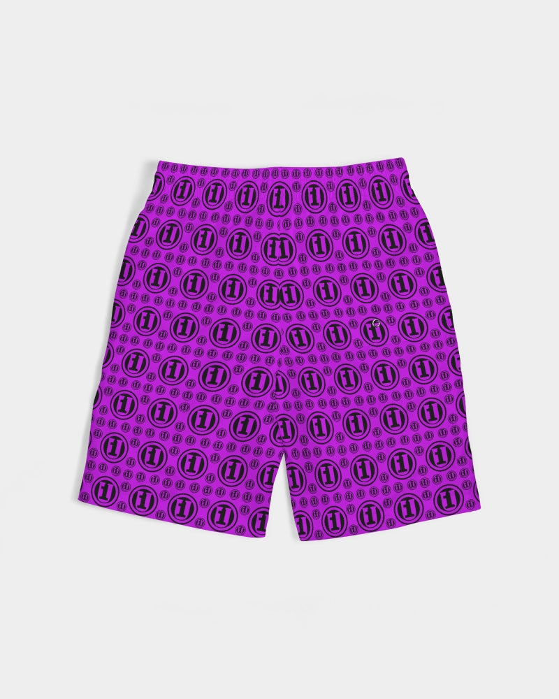 Blk Purp ONEUNIT Boys Swim Trunk