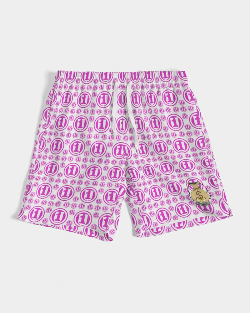 PINKWHT ONEUNIT SALMON Men's Swim Trunk