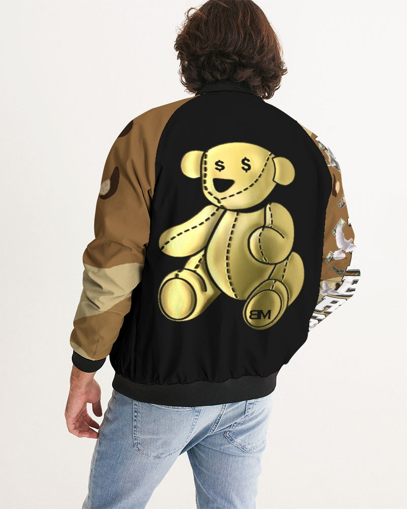 BIG BM BEAR gold Men's Bomber Jacket