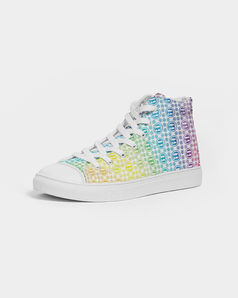 MULTI COLOR ONEUNIT Women's Hightop Canvas Shoe