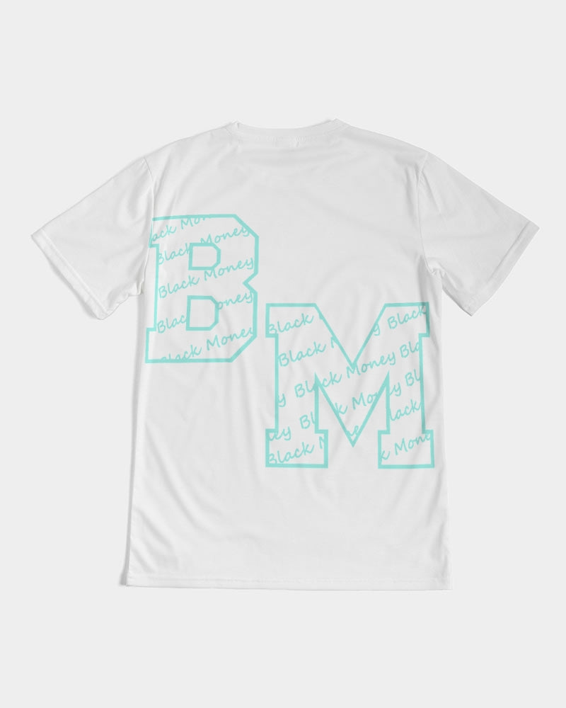 White and Tiff Blu Men's All-Over Print Tee