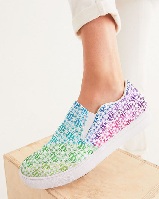 MULTI COLOR ONEUNIT Women's Slip-On Canvas Shoe