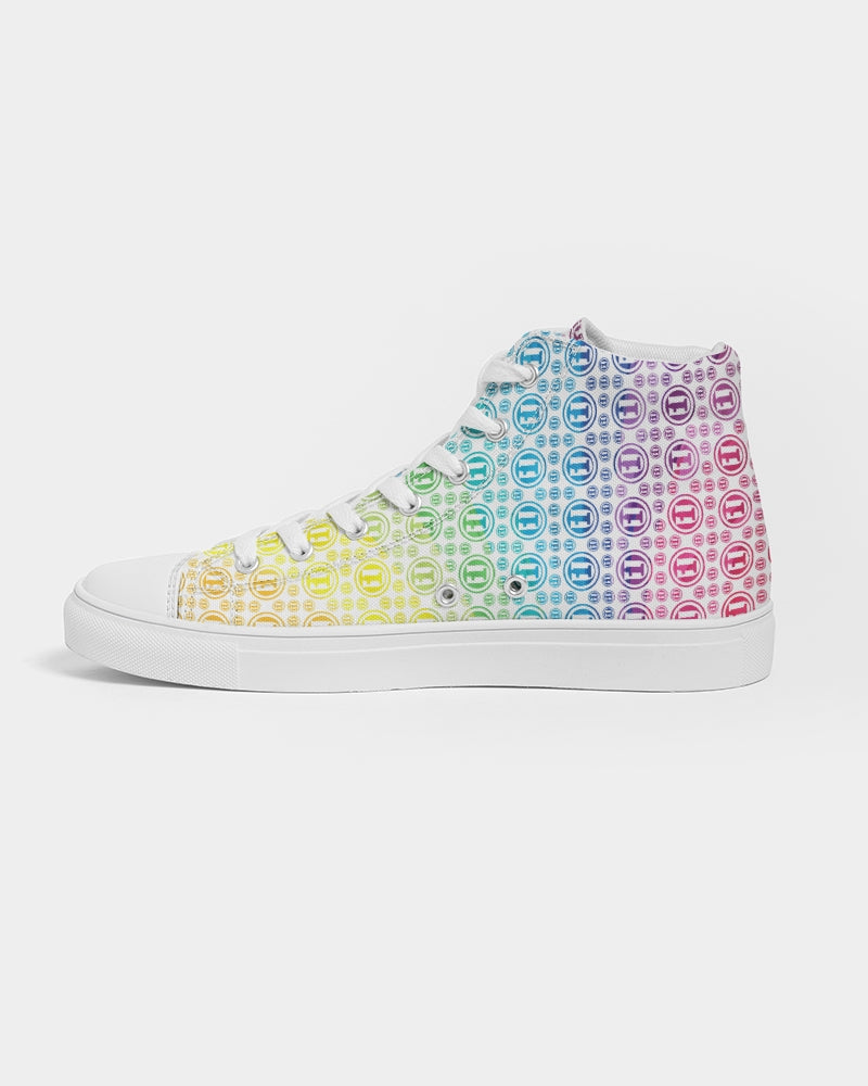 MULTI COLOR ONEUNIT Women's Hightop Canvas Shoe