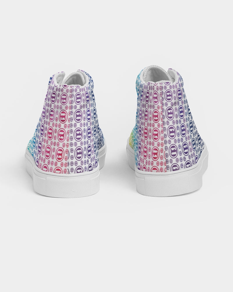 MULTI COLOR ONEUNIT Women's Hightop Canvas Shoe