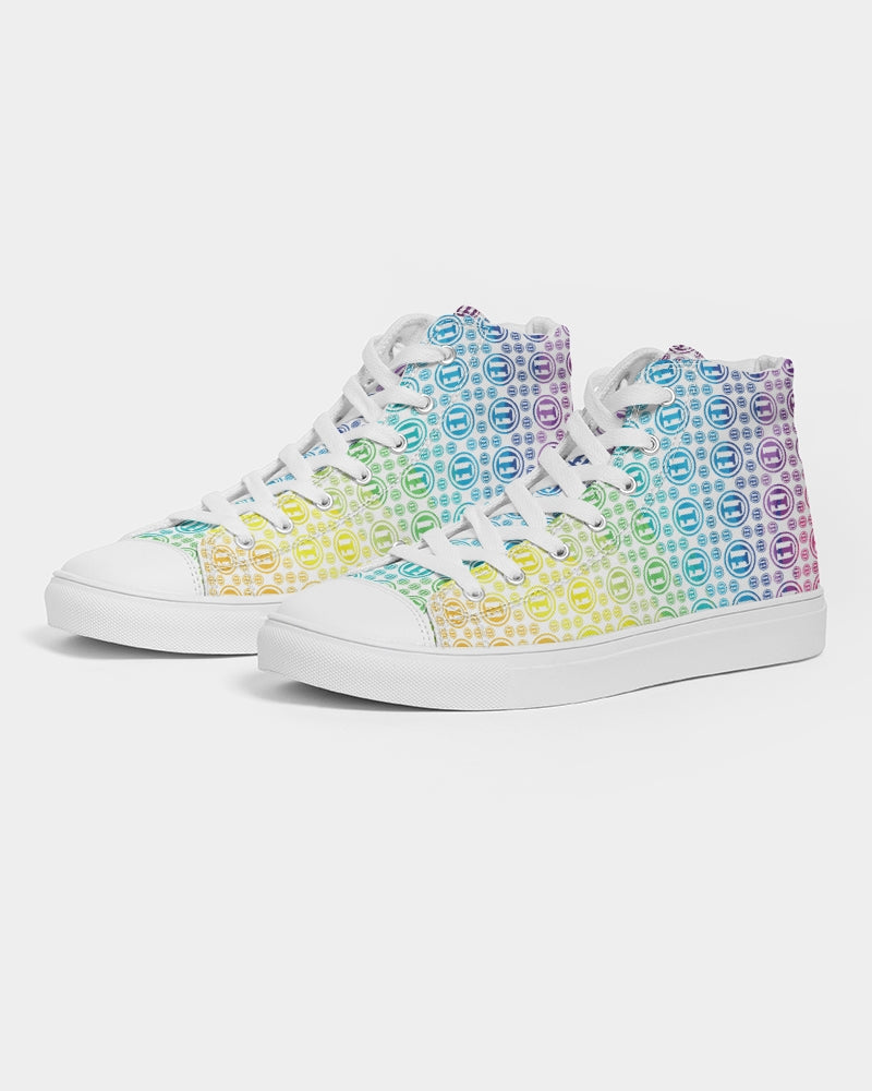 MULTI COLOR ONEUNIT Women's Hightop Canvas Shoe