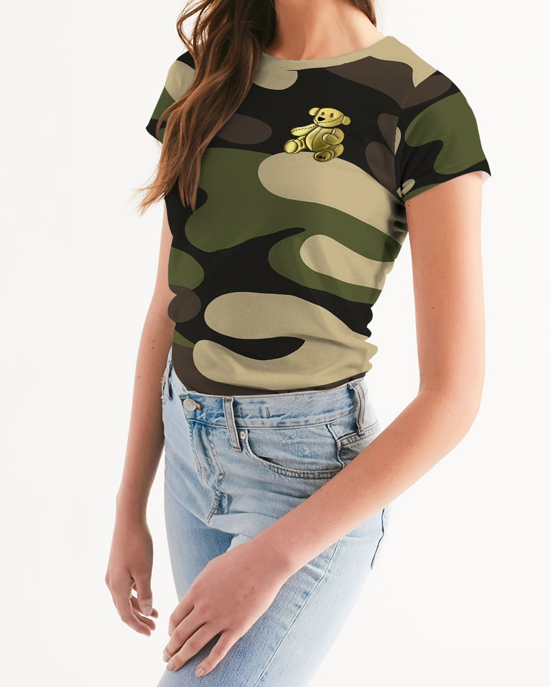 Green CAMO Women's Tee