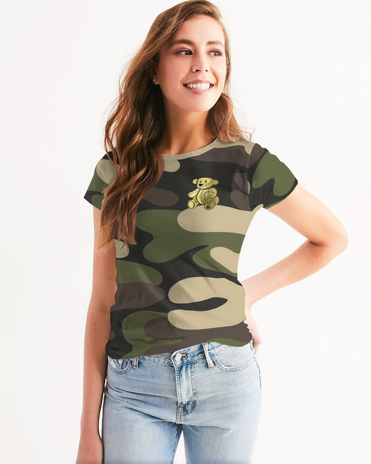 Green CAMO Women's Tee