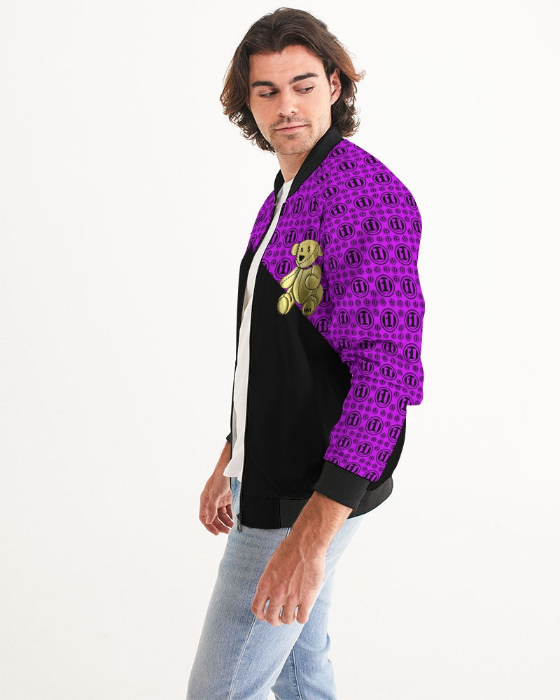 Blk Purp ONEUNIT Men's Bomber Jacket