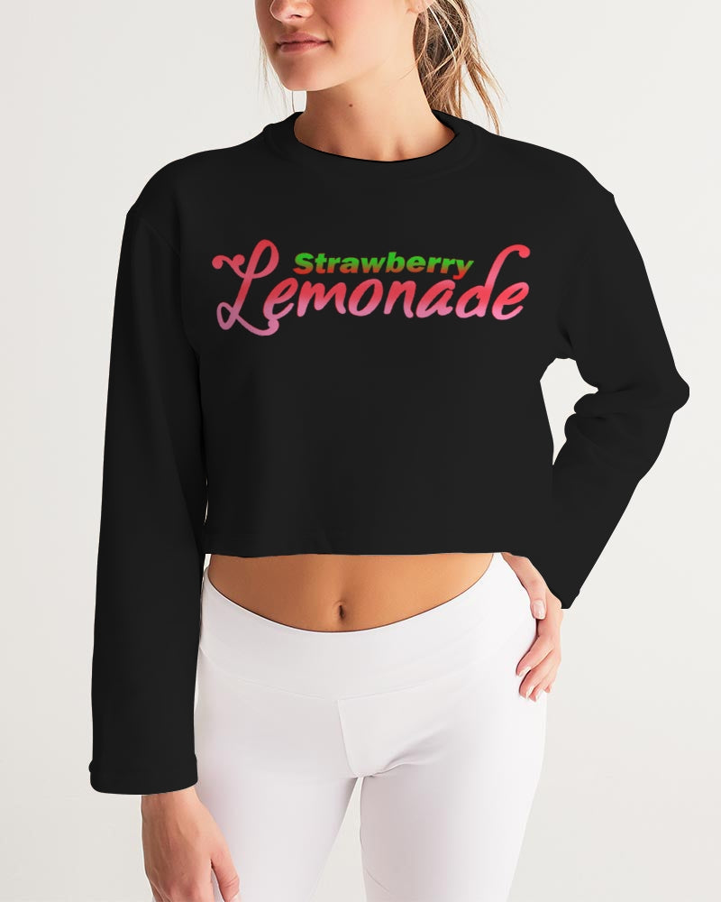 BLACK FRUIT N FLAVORS Women's Cropped Sweatshirt