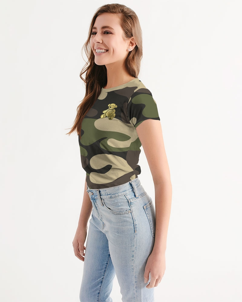 Green CAMO Women's Tee