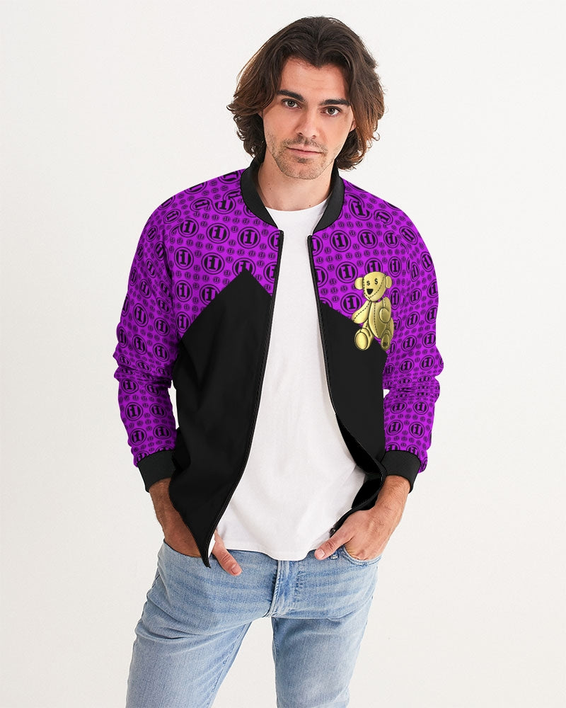 Blk Purp ONEUNIT Men's Bomber Jacket