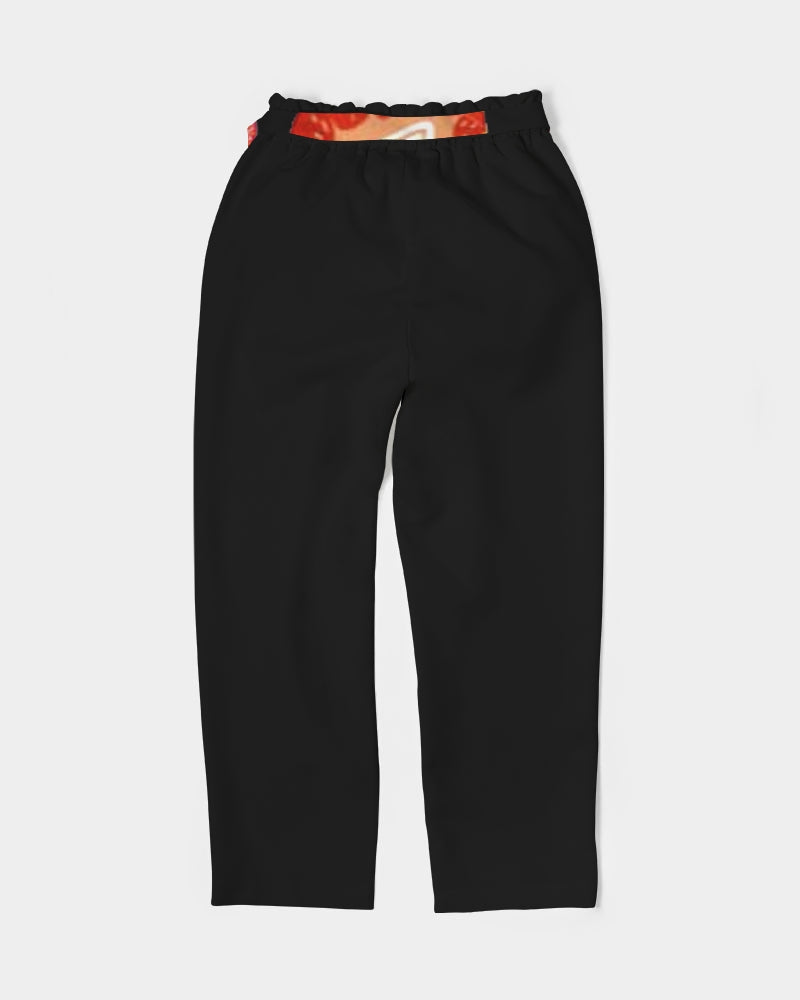 BLACK FRUIT N FLAVORS Women's Belted Tapered Pants