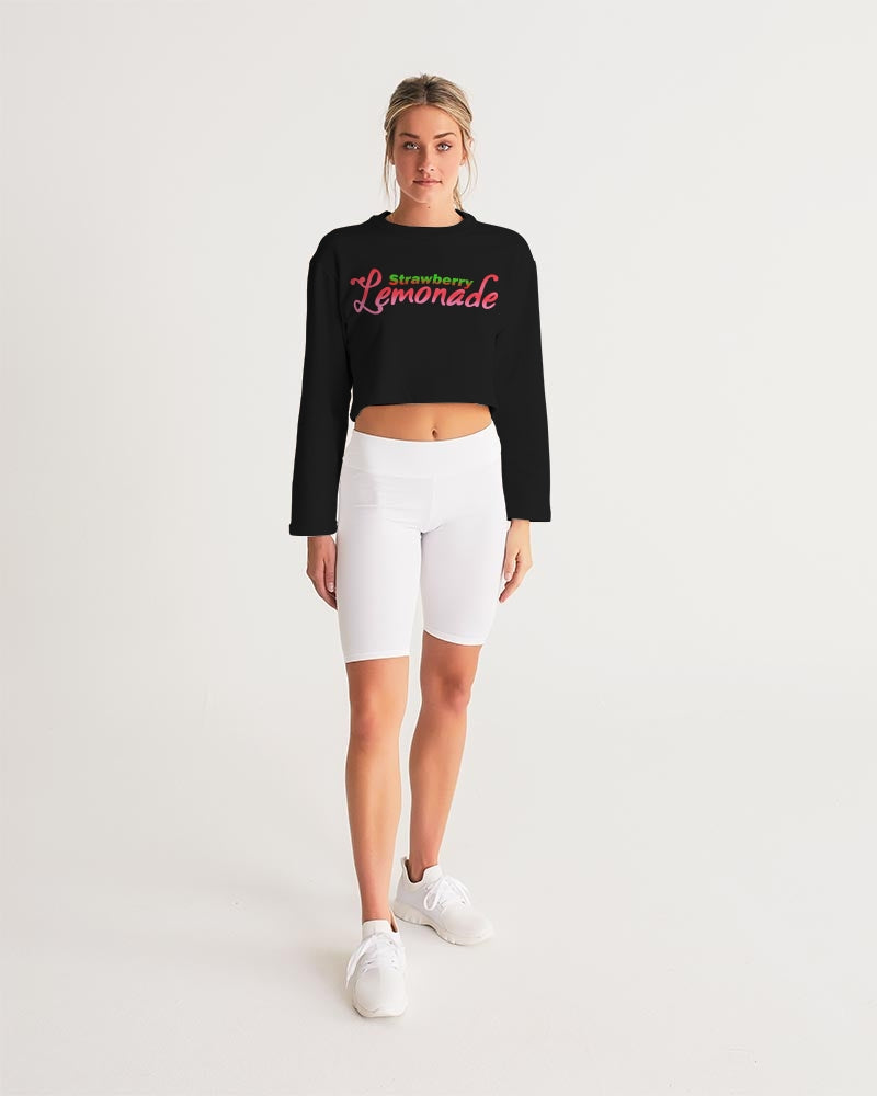 BLACK FRUIT N FLAVORS Women's Cropped Sweatshirt