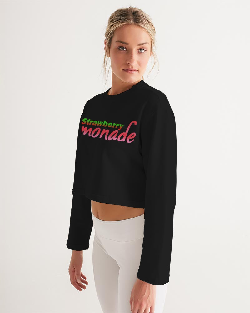 BLACK FRUIT N FLAVORS Women's Cropped Sweatshirt