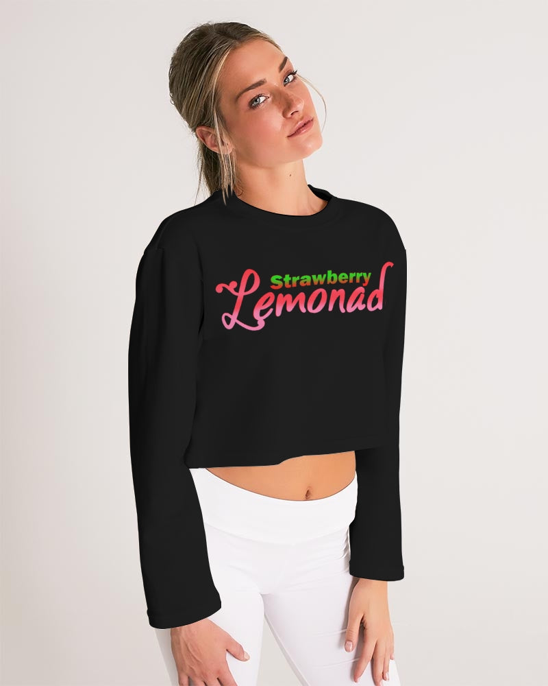 BLACK FRUIT N FLAVORS Women's Cropped Sweatshirt