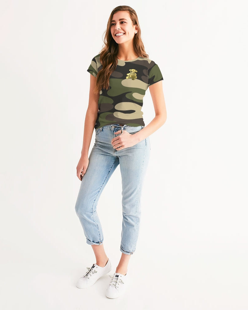 Green CAMO Women's Tee