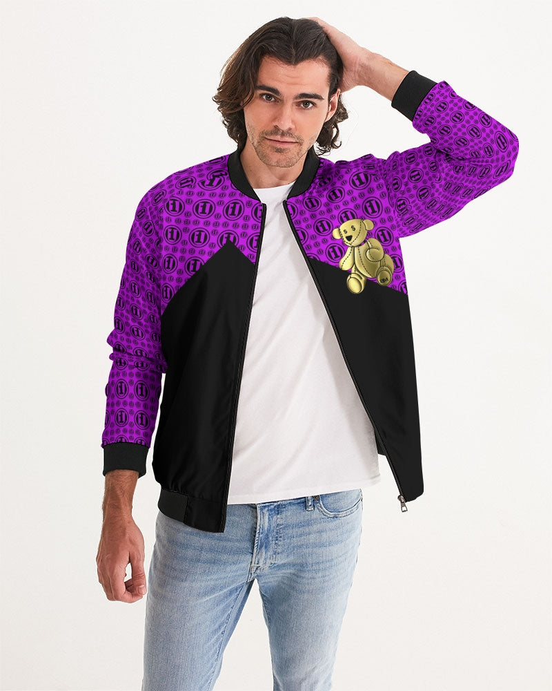 Blk Purp ONEUNIT Men's Bomber Jacket