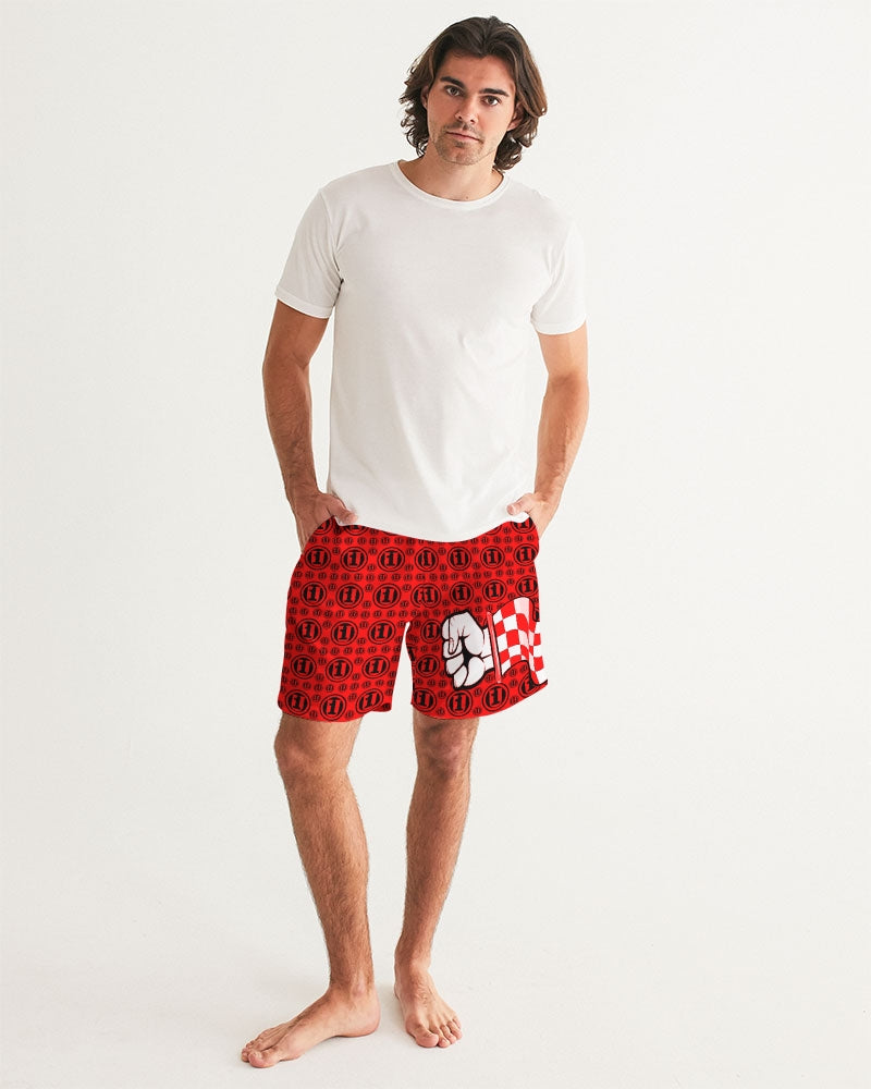 BLKRED ONEUNIT Men's Swim Trunk