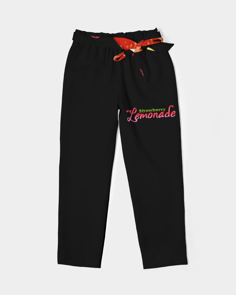 BLACK FRUIT N FLAVORS Women's Belted Tapered Pants