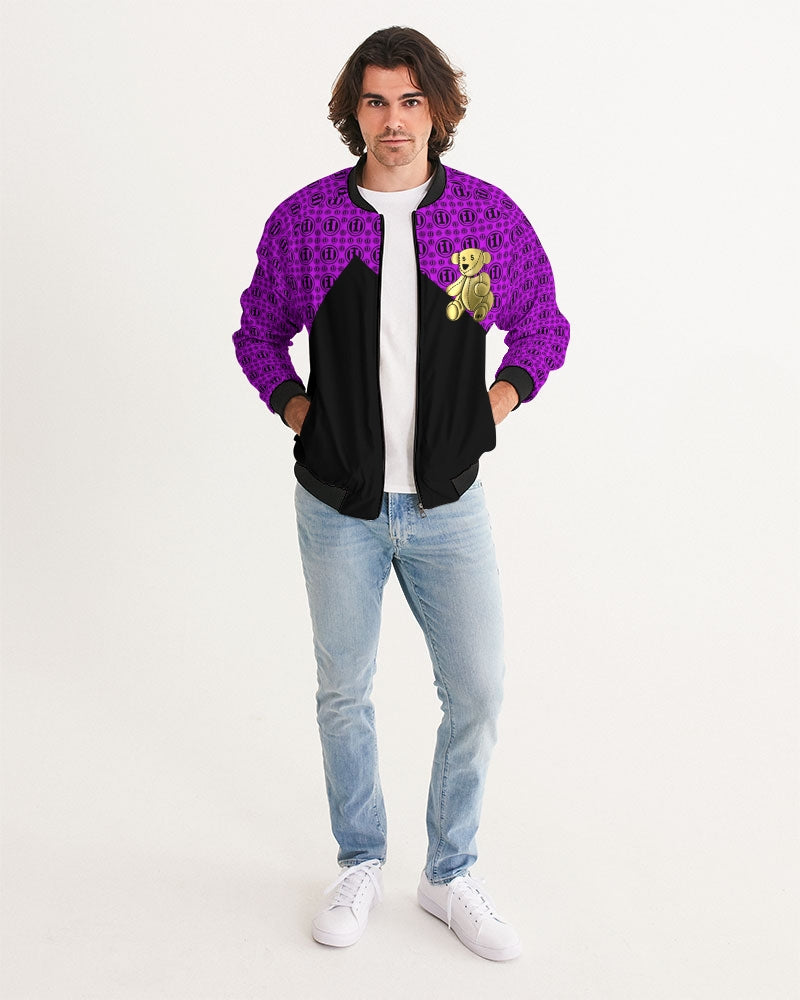 Blk Purp ONEUNIT Men's Bomber Jacket