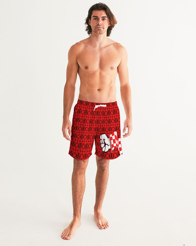 BLKRED ONEUNIT Men's Swim Trunk