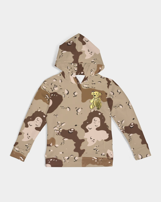 Sand Camo Red Rally Kids Hoodie