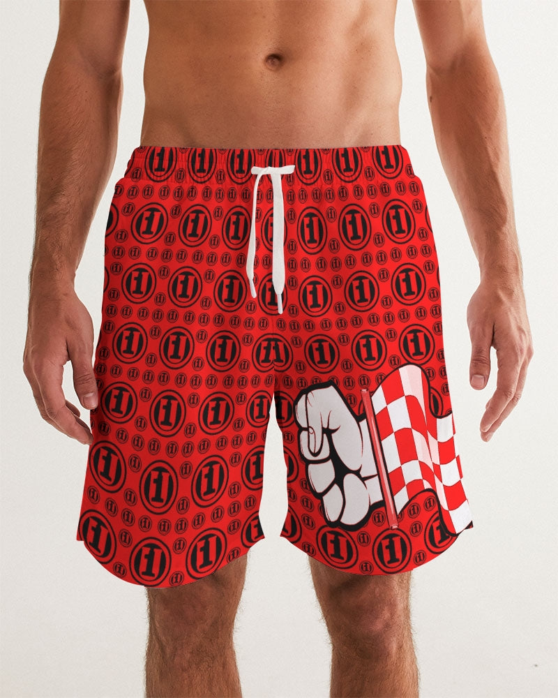 BLKRED ONEUNIT Men's Swim Trunk