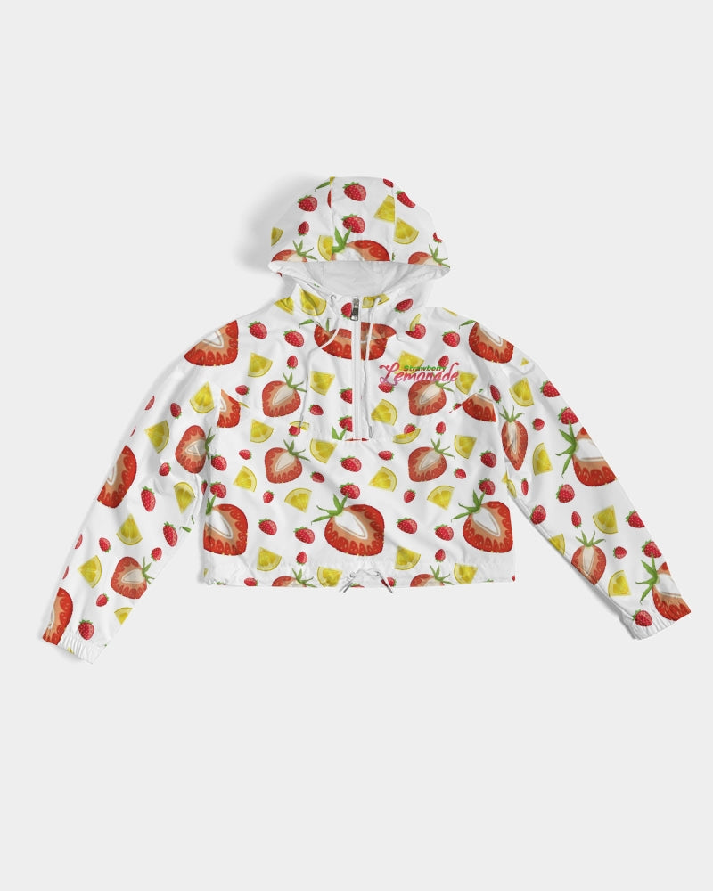 Strawberry Lemonade1 Women's Cropped Windbreaker