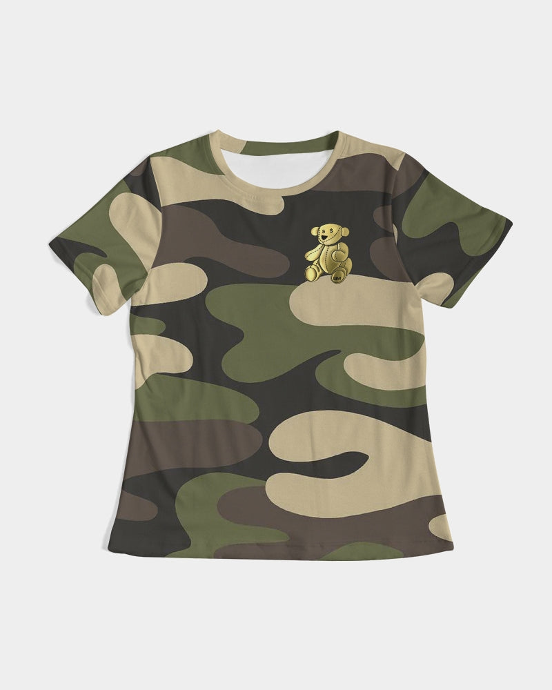 Green CAMO Women's Tee