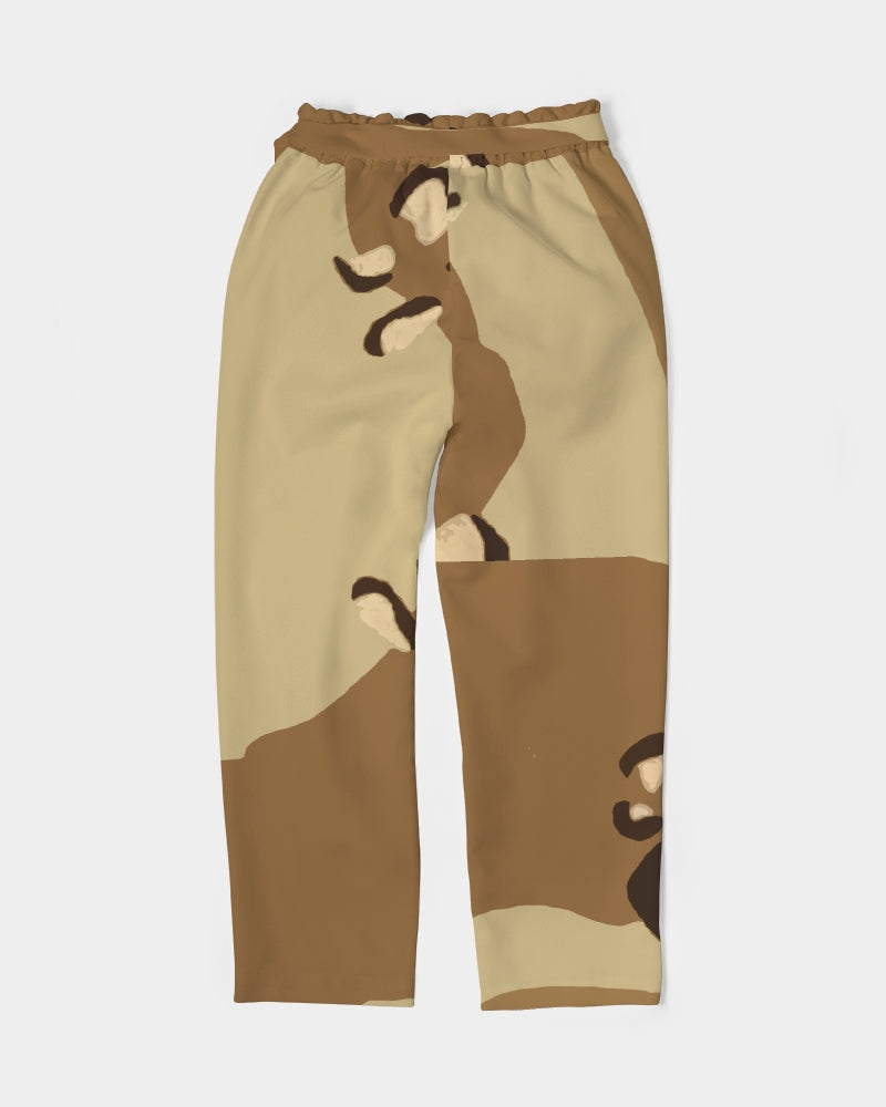 sand camo Women's Belted Tapered Pants